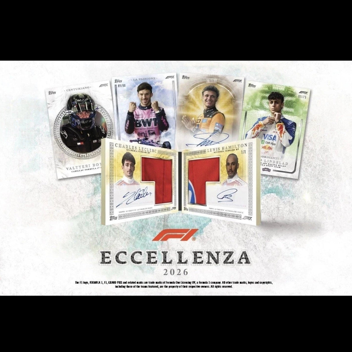 Topps F1 Eccellenza 2026 Hobby Box UK (Pre-Order)
