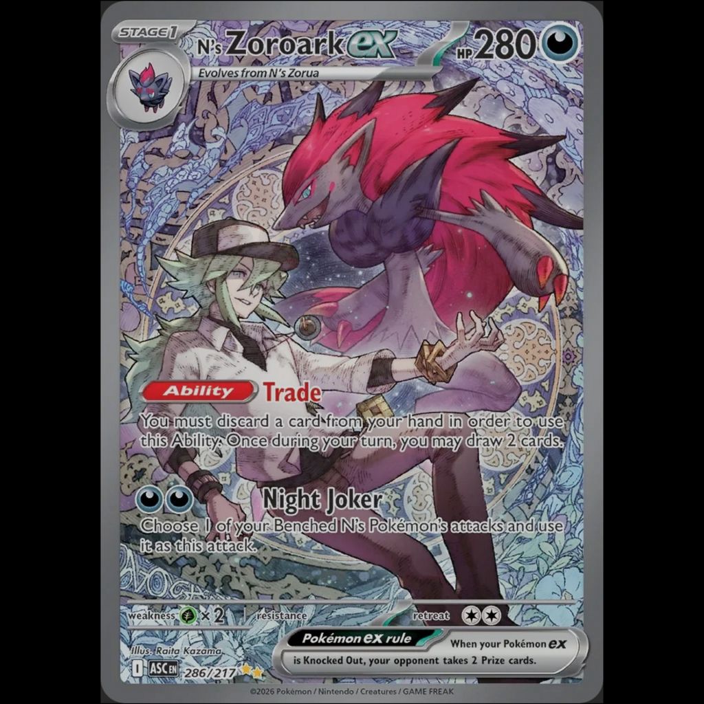 Pokémon TCG: N's Zoroark ex 286/217